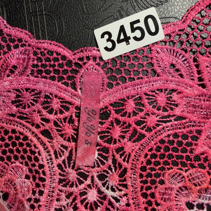 Vintage YoYo S Lace Back Tank Top Womens Small Pink Y2K