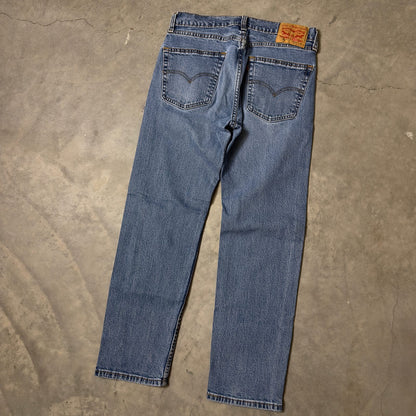 Levi's 505 Straight Jeans Mens 31x30 Medium Wash Casual
