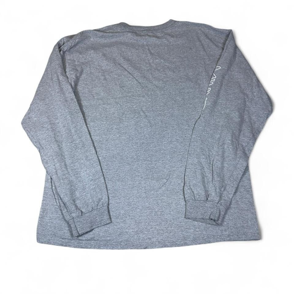 Split Rock Lighthouse Long Sleeve Graphic Tee Men XL Gray MN
