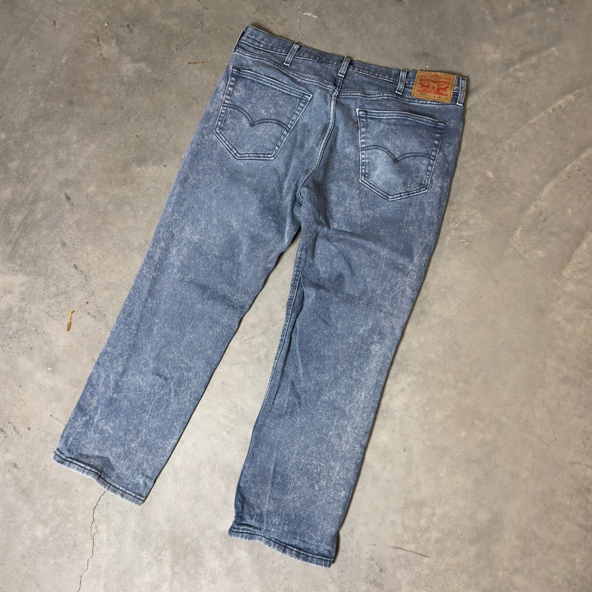 Levi's 541 Athletic Taper Jeans Mens 38x30 Blue