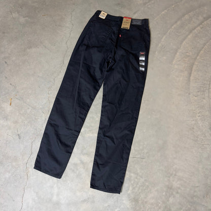 NWT Levi's High Waisted Mom Jeans Womens 27x30 Black Baggy