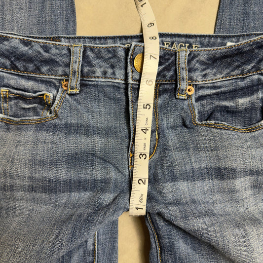 American Eagle Skinny Stretch Jeans Womens 0 Blue