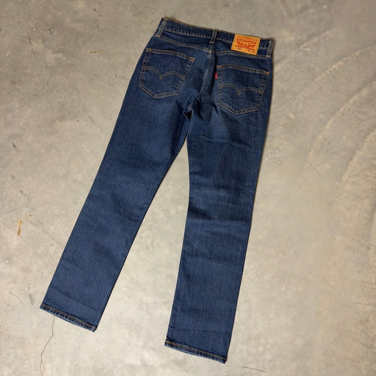 Levi's 511 Slim Fit Jeans Mens 30x30 Dark Wash Blue