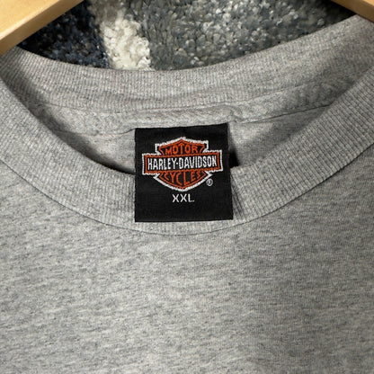 Harley Davidson Hardys Grand Forks ND T-Shirt Mens XXL Gray