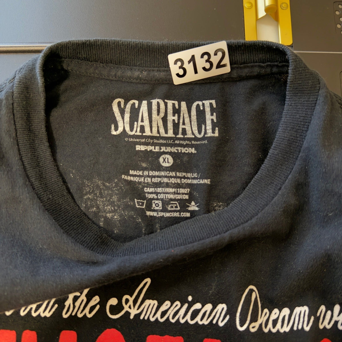 Scarface Ripple Junction T-Shirt Mens XL The World Is Yours