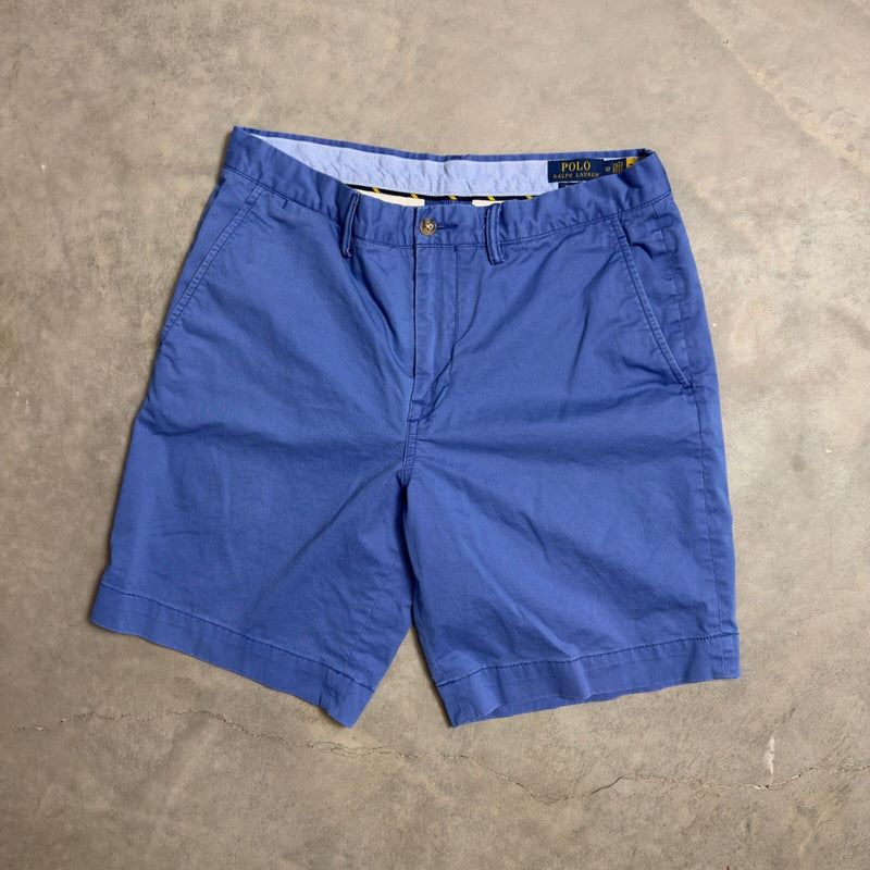 Polo Ralph Lauren Chino Shorts Mens 32 Blue Classic Fit 9in
