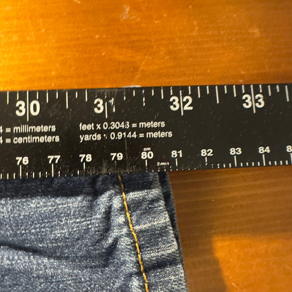 Levi's 514 Straight Fit Jeans Mens 33x32 Blue Baggy
