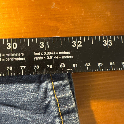Levi's 514 Straight Fit Jeans Mens 33x32 Blue Baggy