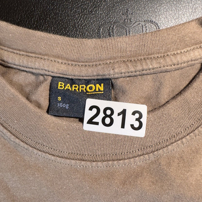 Barron Tootabi Hunting Safaris T-Shirt Mens Small Brown Tee