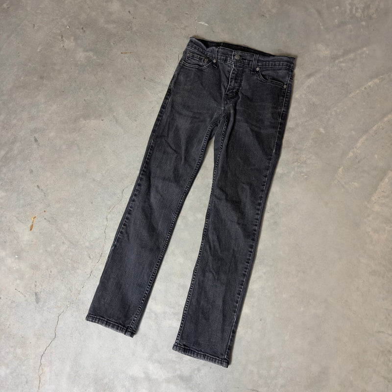 Levi's 511 Slim Fit Jeans Mens 29x30 Faded Black