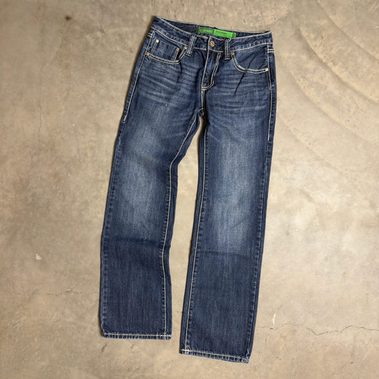 Rock And Roll Cowgirl Baggy Straight Jeans Womens 25
