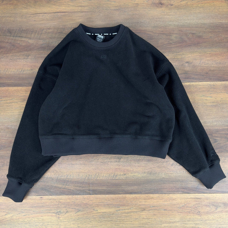 Starter Black Label Cropped Fleece Sweatshirt Streetwear