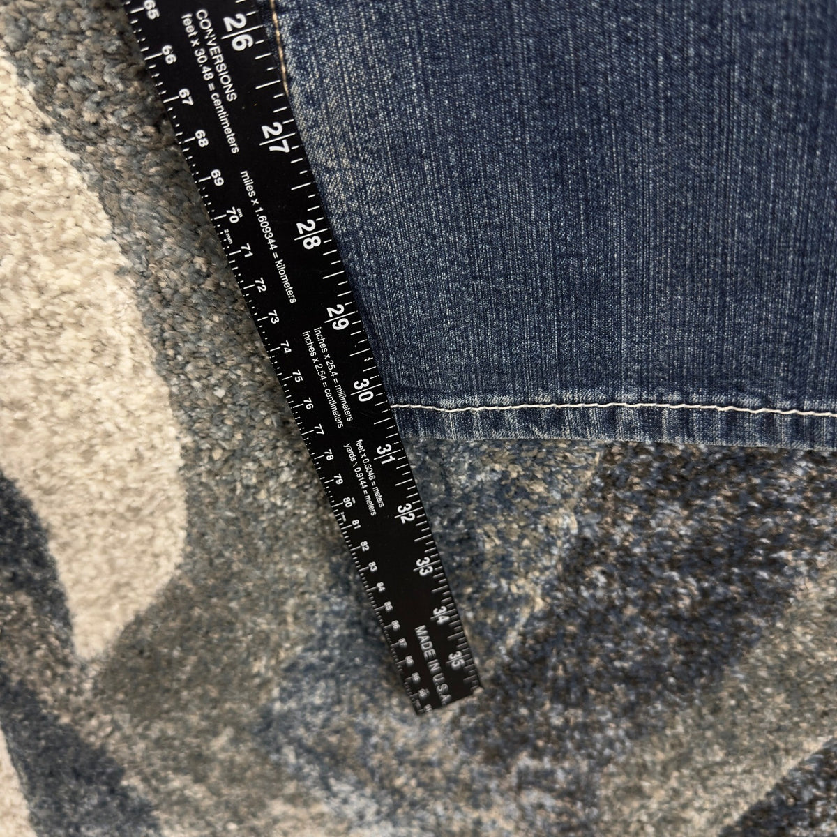 Y2K Amethyst Bootcut Jeans Womens 3 Dark Wash Embellished