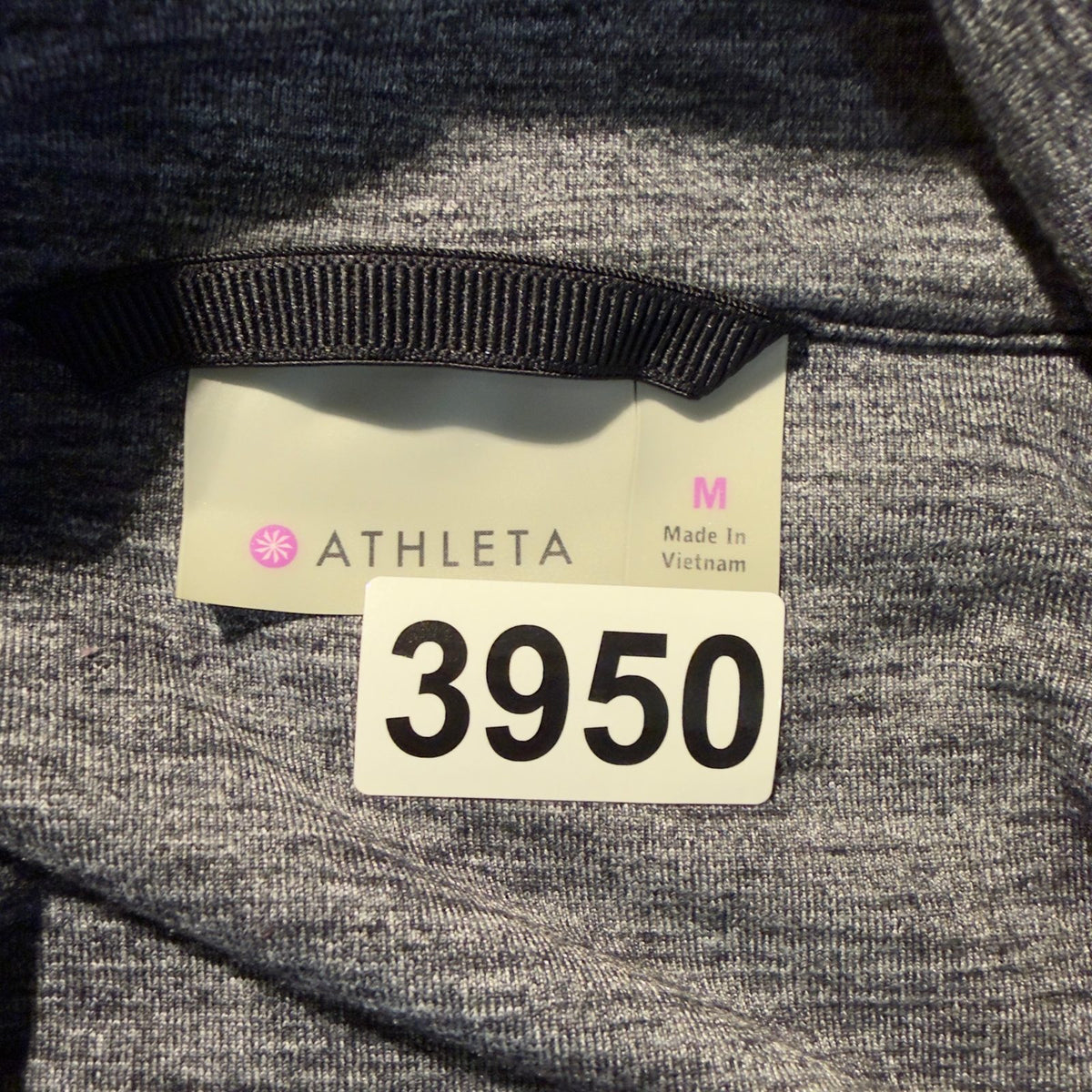 Athleta Asymmetric Zip Jacket Womens M Gray Funnel Neck