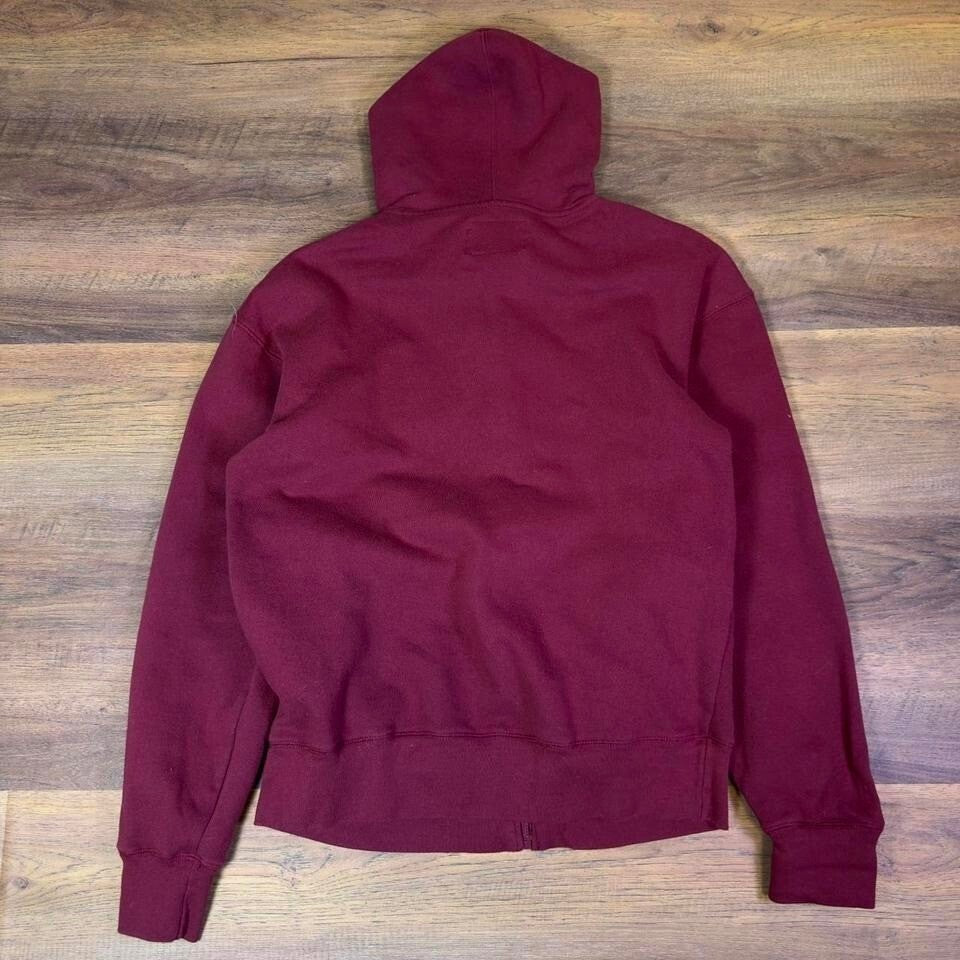 Iowa State Cyclones Zip Up Hoodie Mens M Maroon NCAA College