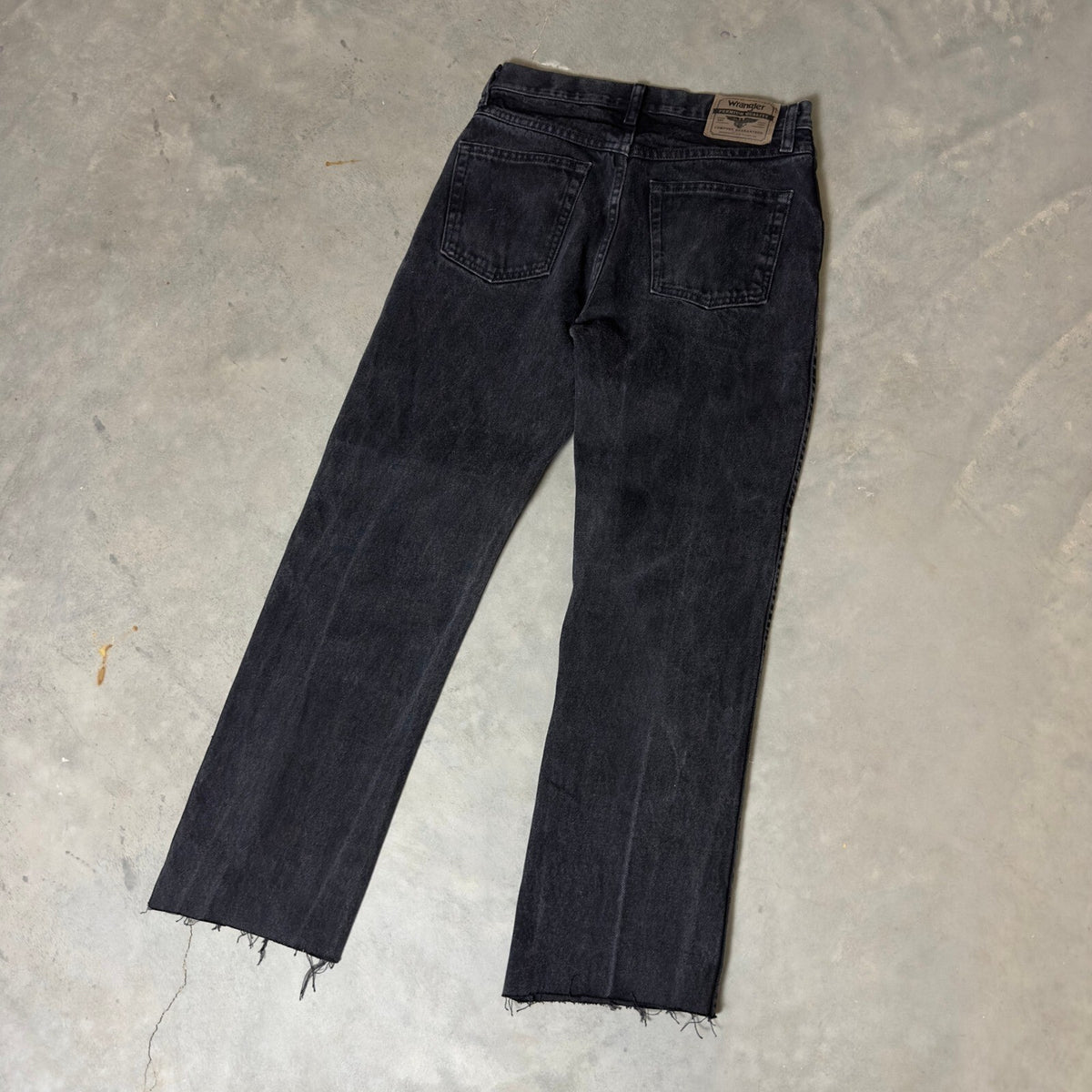 Wrangler Regular Fit Jeans Mens 29x32 Black 96501CB