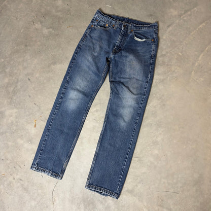 Levis 505 Straight Leg Jeans Mens 31x30 Blue Medium Wash