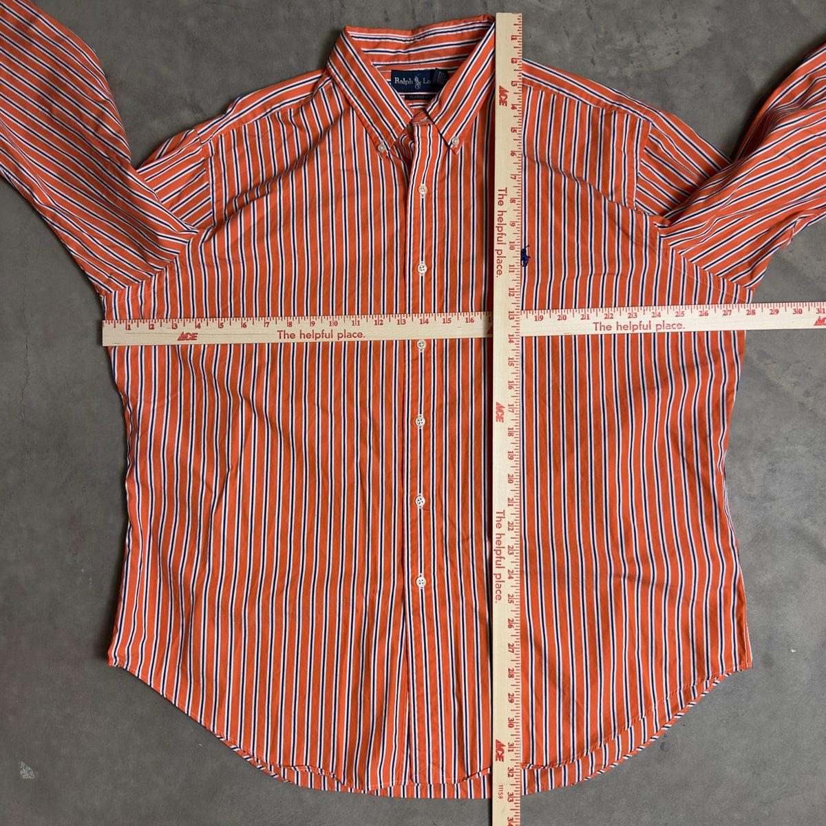 Ralph Lauren Classic Fit Striped Shirt Mens XXL
