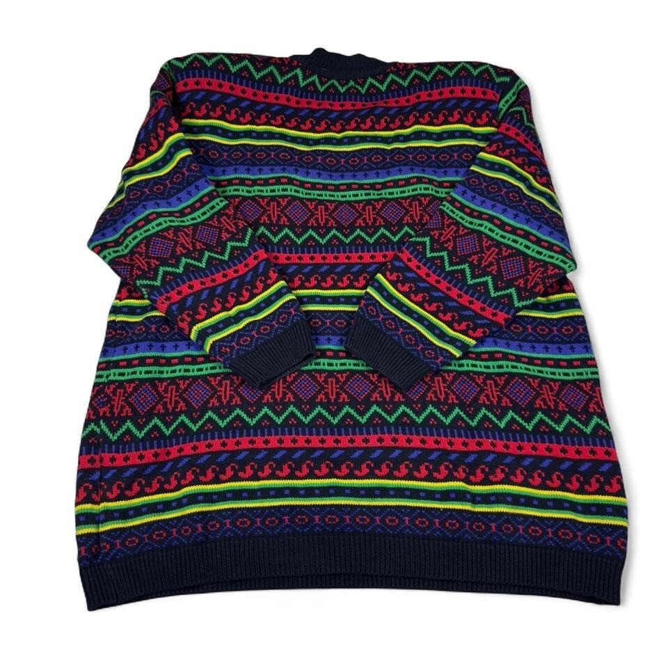 Vintage Elisabeth Liz Claiborne Knit Sweater Womens 2 Retro
