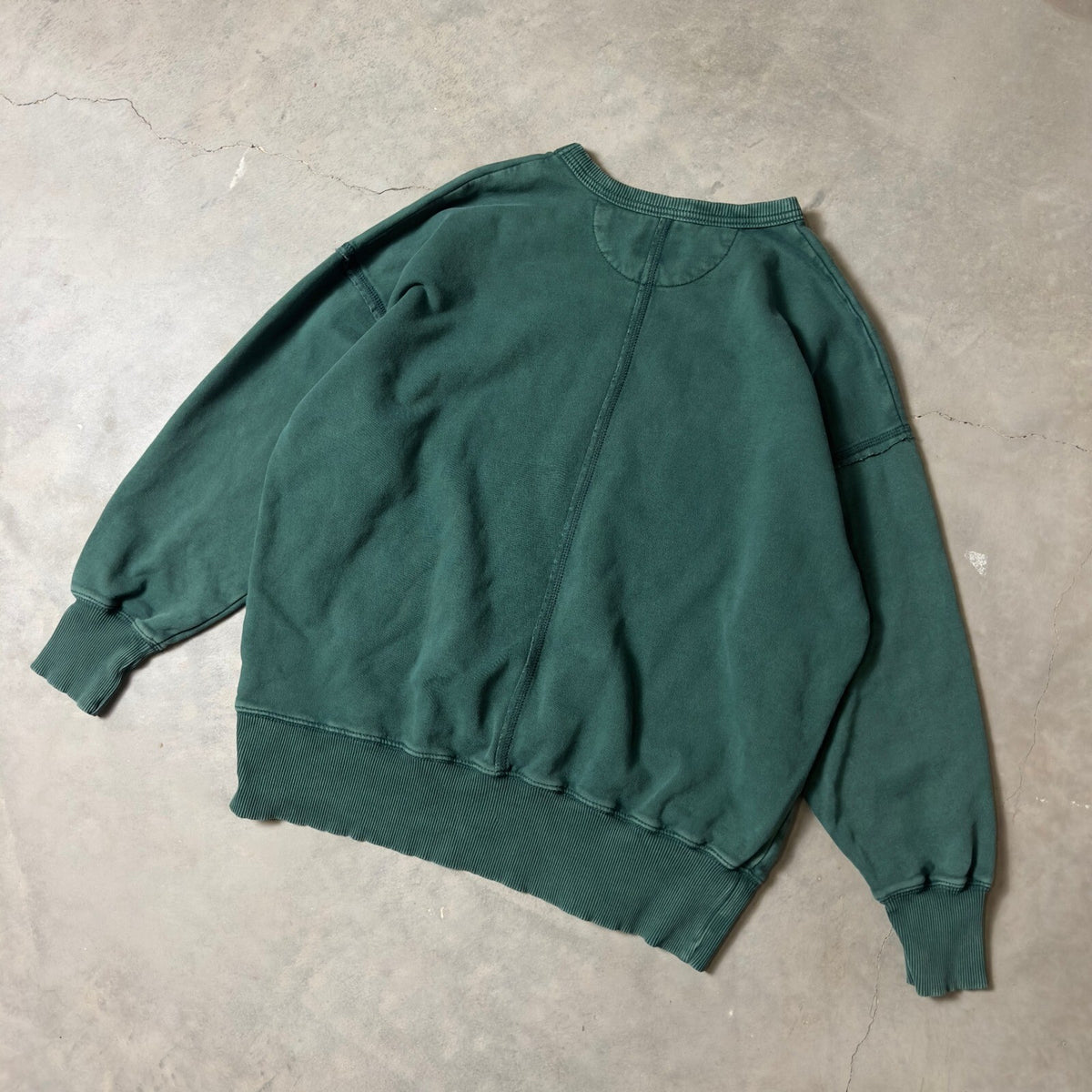 American Eagle Sweatshirt Womens XS Green Oversized Crewneck