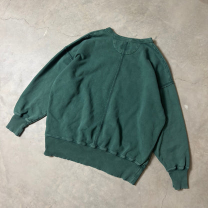 American Eagle Sweatshirt Womens XS Green Oversized Crewneck