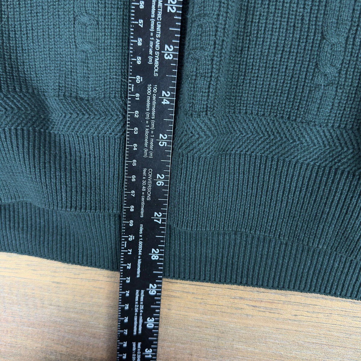 Nautica Vintage 90s Quarter Zip Sweater XL Forest Green