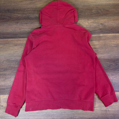 The North Face Pullover Hoodie Red Graphic Logo Streetwear