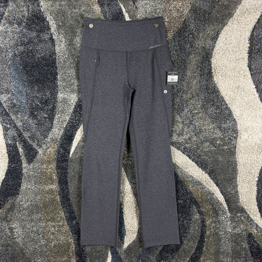 NWT Eddie Bauer Flare Yoga Pant High Rise Gray Womens S