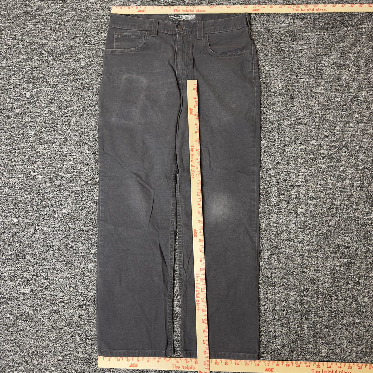 Carhartt Relaxed Fit Pants Mens 32x30 Gray Baggy Classic
