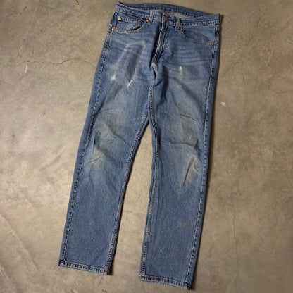 Levi's 505 Straight Leg Jeans Mens 32x30 Blue Classic Fit