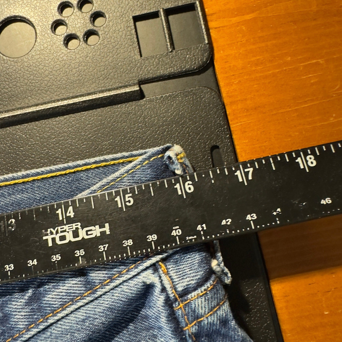 Levis 505 Regular Fit Straight Jeans Mens 32x30 Blue Baggy