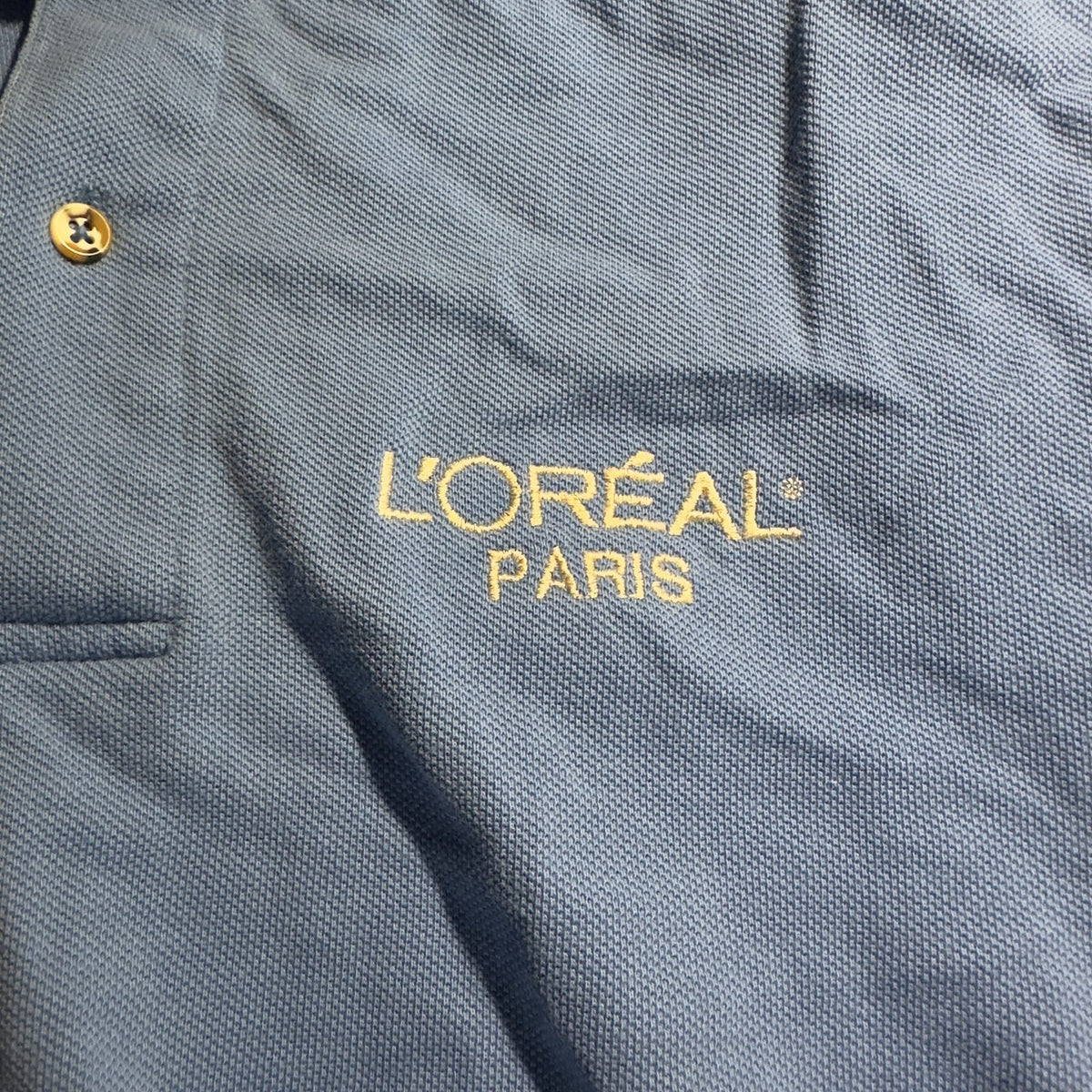 Outer Banks Loreal Paris Polo Mens Large Blue