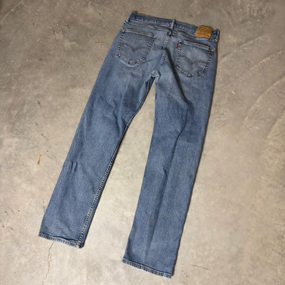 Levi's 505 Regular Fit Jeans Mens 35x34 Medium Wash