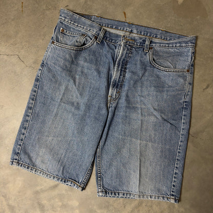Vintage Levis 505 Regular Fit Denim Shorts Mens 38 Baggy