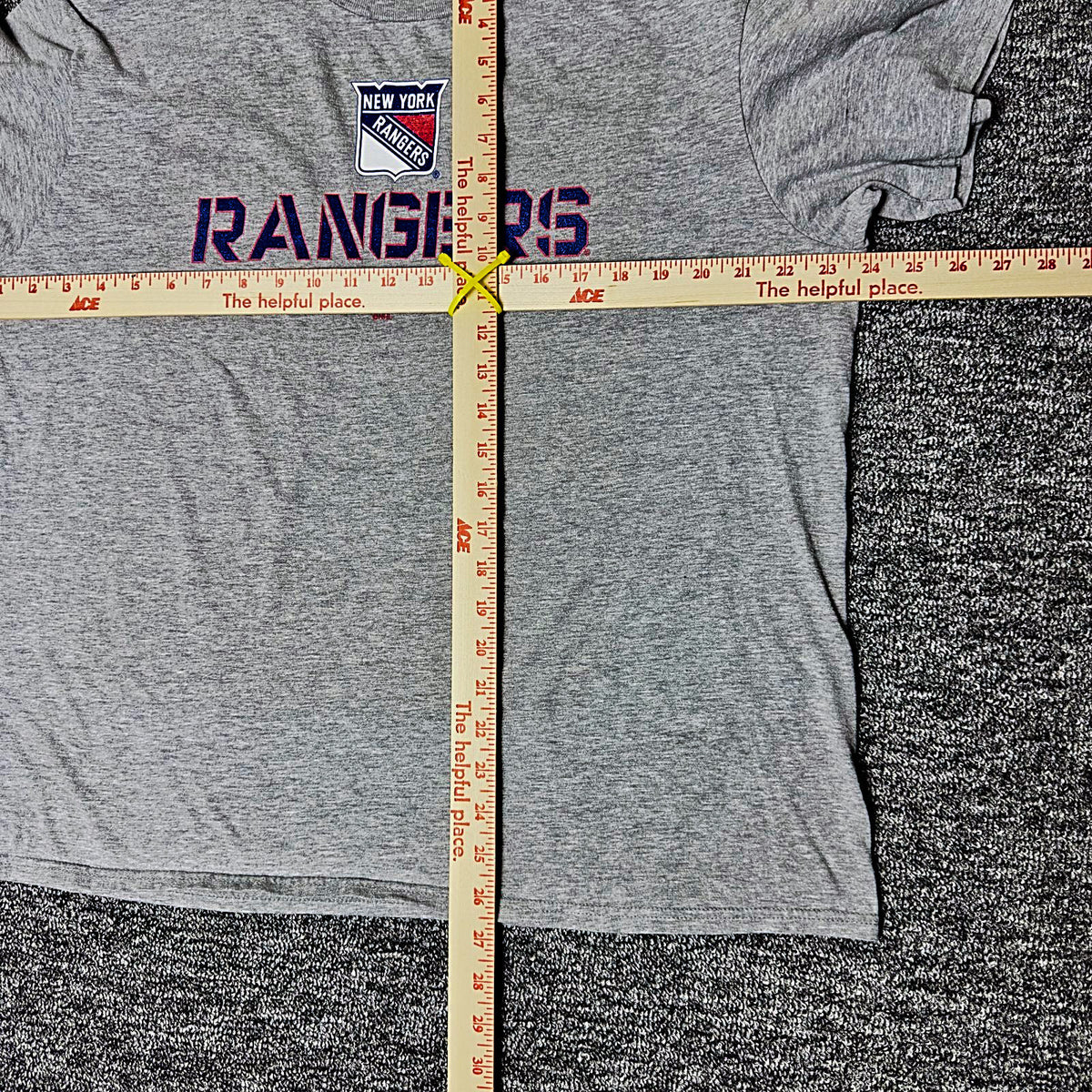 Fanatics New York Rangers Kane Hockey Tee Mens Gray