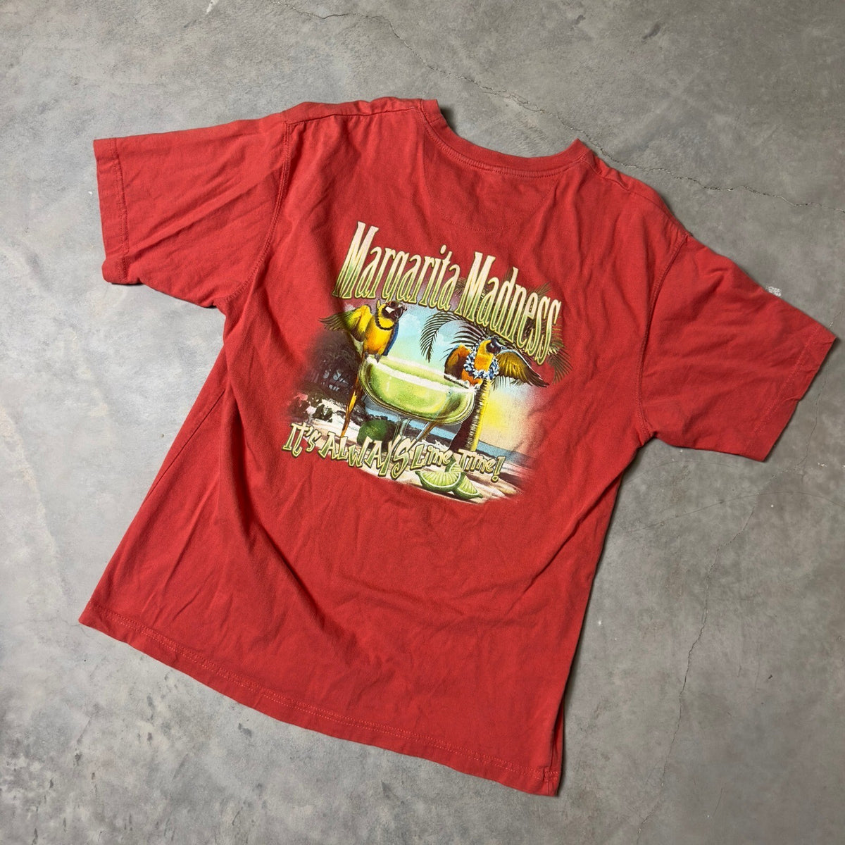 Newport Blue Margarita Madness Graphic T-Shirt Mens Large