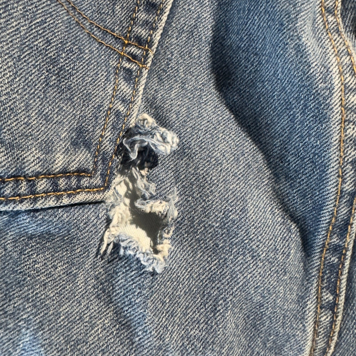Levi's 505 Regular Fit Jeans Mens 38x29 Blue Baggy Grunge