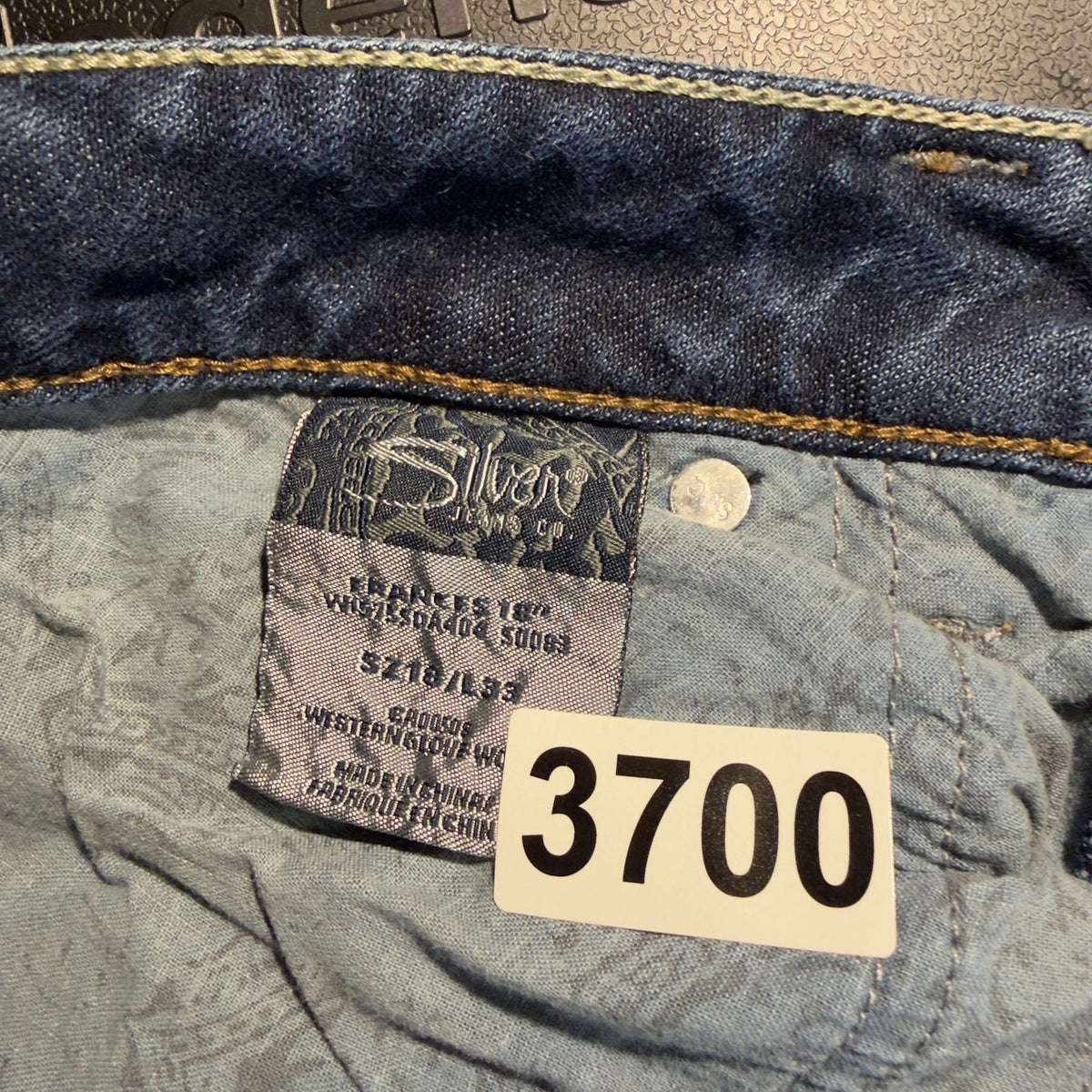 Silver Jeans Frances Baggy Bootcut Womens 18 Blue