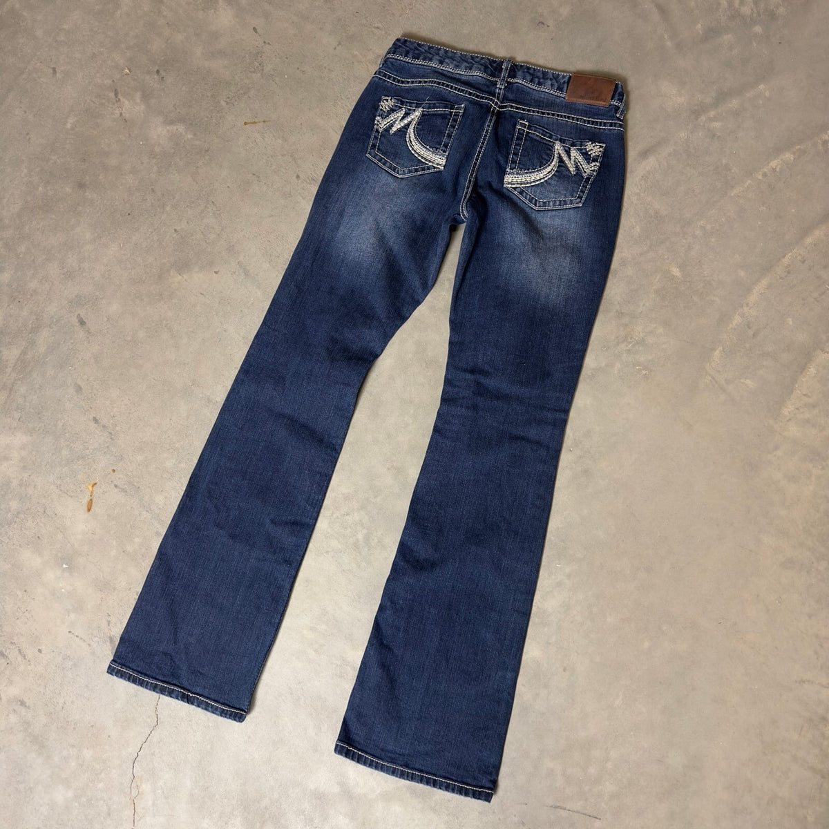 Y2K Maurices Low Rise Bootcut Jeans Womens 3/4-R Blue