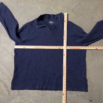 Polo Ralph Lauren Quarter Zip Pullover Mens XXL Navy