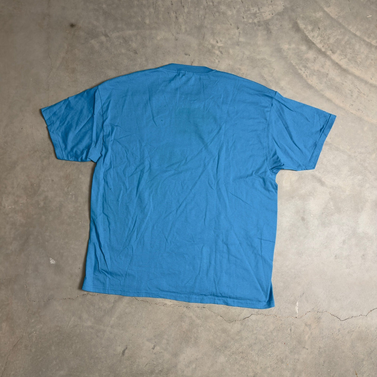 Vintage Hanes Walmart Heavyweight T Shirt Men XL Blue Smiley