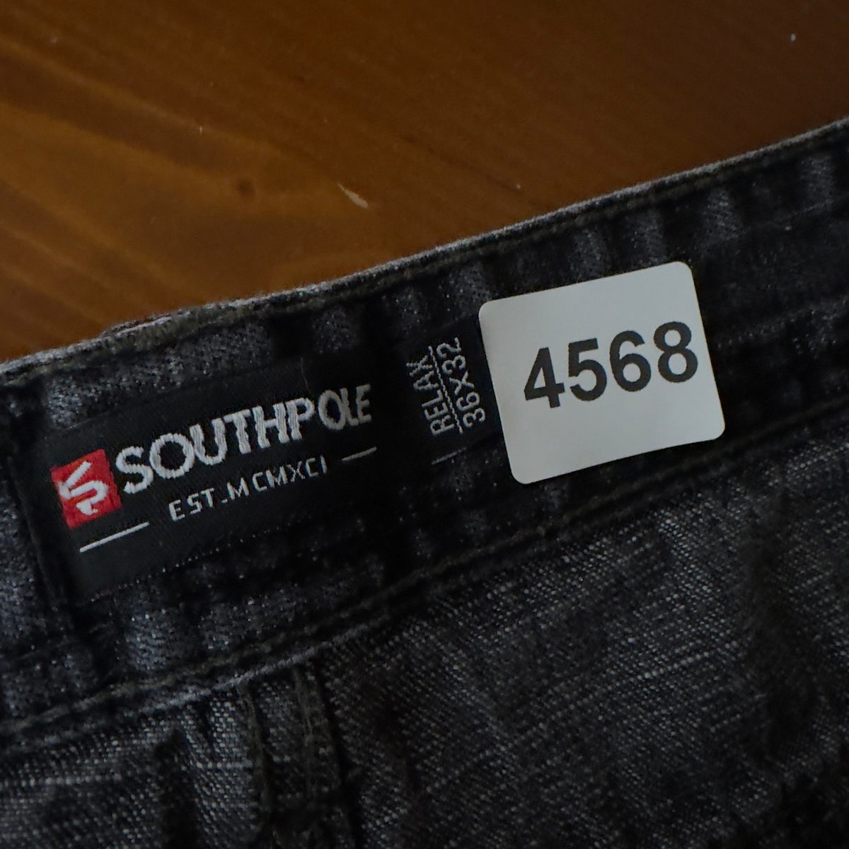Southpole Mens Jeans 36x32 Relax Fit Black Wash Baggy Y2K