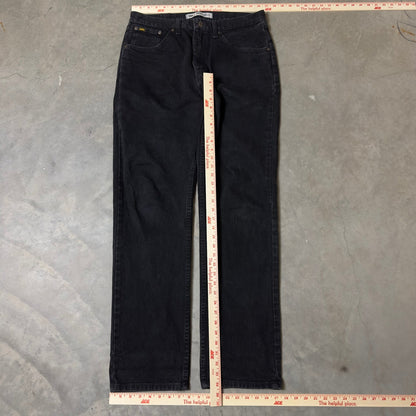 Lee Regular Fit Jeans Mens 34x34 Black Straight Leg Baggy
