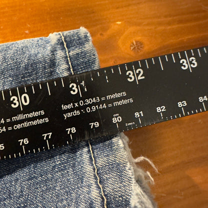 Vintage Lee Dungarees Carpenter Jeans Mens 33x30 Blue Baggy