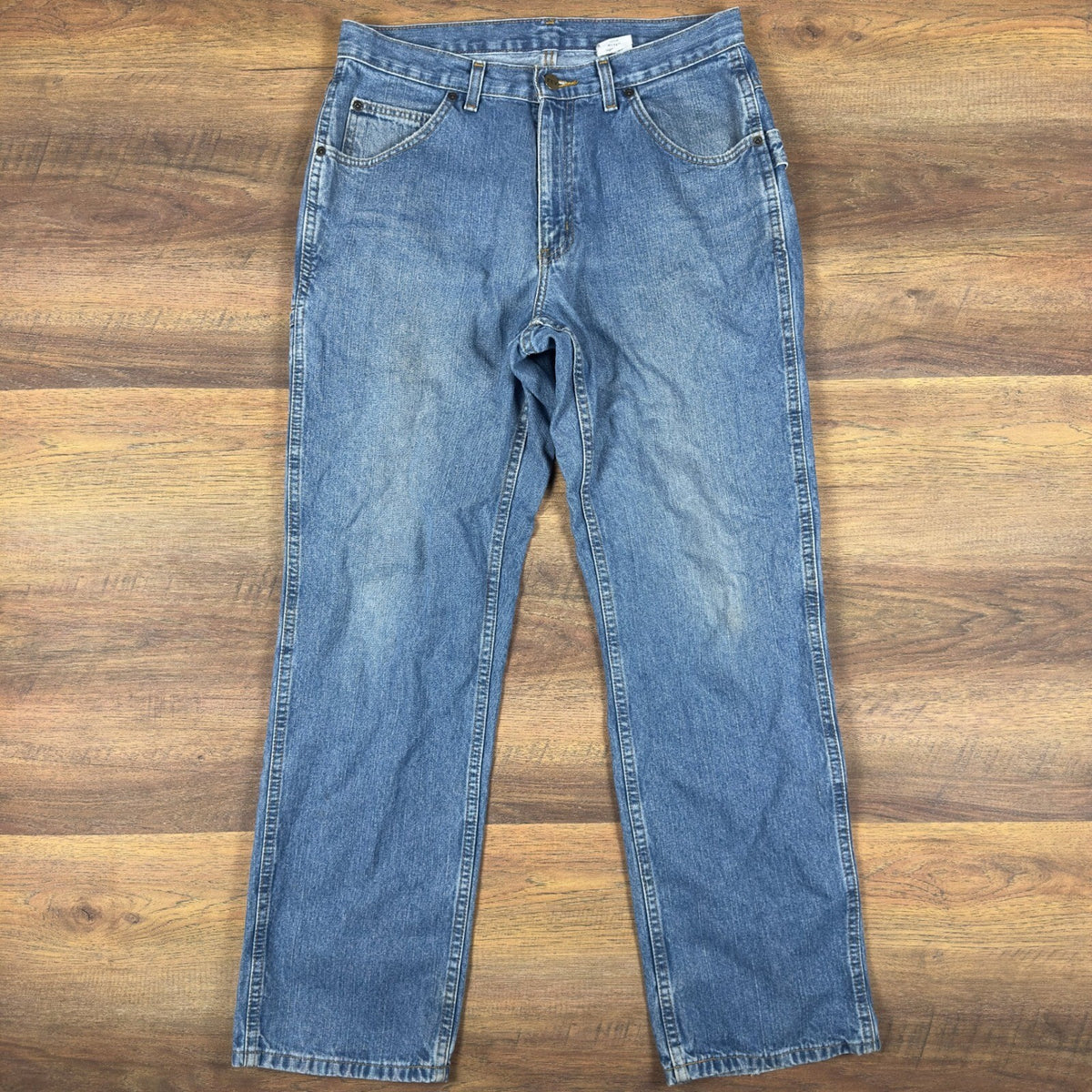 Key Industries Carpenter Jeans Mens 33x32 Medium Wash Baggy