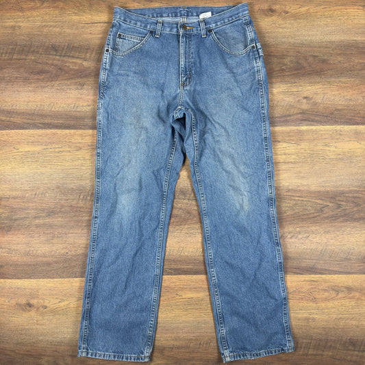 Key Industries Carpenter Jeans Mens 33x32 Medium Wash Baggy