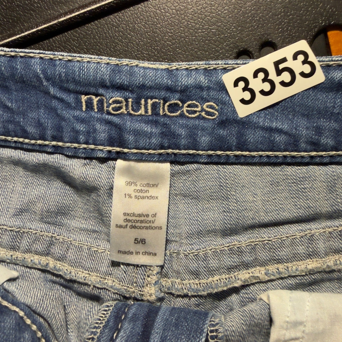 Maurices Denim Cut Off Shorts Womens 5/6 Blue Y2K