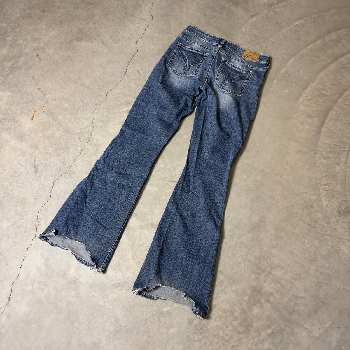 Vintage Y2K Vanity Savannah Flare Jeans Womens 25/31 Boho