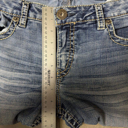 Silver Jeans Suki Capri Womens 14 Light Wash Denim