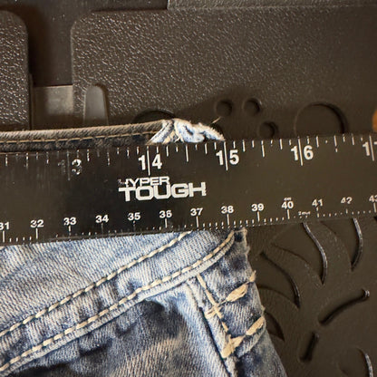 Vintage Y2K Miss Me Straight Jeans Womens 29 Blue Low Rise